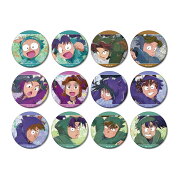 【グッズ】忍たま乱太郎 トレーディング grunge CANVAS マット缶バッジ ver.A(単位/BOX)