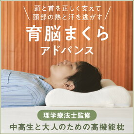 【楽天ブックス限定専売品】「育脳まくらアドバンス」中高生と大人のための高機能枕！　頭と首を正しく支えて、頭部の熱と汗を逃がす [ 小野 晴康 ]