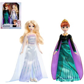 【特典】ディズニー（Disney）/アナと雪の女王（Frozen） アナ／エルサ（2体ドールセット）【着せ替え人形】 【3才~】 HMK51(【購入特典】オリジナル壁紙＆プレゼント応募キャンペーン)