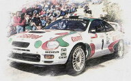 1/24 トヨタ セリカ GT-FOUR ST205 1995 ツール・ド・コルス ウィナー 【BX24065】 (プラモデル)