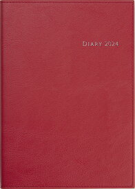 2024年　手帳　4月始まり　No.962　デスクダイアリー カジュアル 2　　[レッド]高橋書店　　　ウィークリー （デスクダイアリーカジュアル）