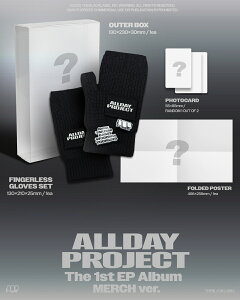 �y�撅���T�zALLDAY PROJECT: 1st EP Album (MERCH ver.)(FINGERLESS GLOVES ver.) �����S���ʌ��萶�Y�Ձ� �m�~���[�W�b�N�J�[�h�n�iKOR�j(���j�b�g�t�H�g�J�[�h2��̂���1��) [ ALLDAY PROJECT ]