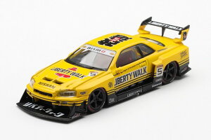 MINI-GT 1/64 Nissan LB-ER34 Super Silhouette �X�J�C���C�� �X�|�[�c�C�G���[(�E�n���h��) �yMGT01182-BL�z (�~�j�J�[)