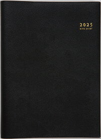2025年　手帳　4月始まり　No.971　リングダイアリー （レフト）　　[黒]高橋書店　A5判　　ウィークリー （リングダイアリー）