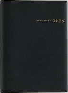2026年　手帳　4月始まり　No.972　リングダイアリー （セパレート）　　[黒]高橋書店　A5判　　ウィーク…