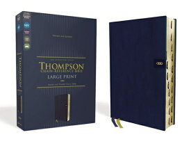 Niv, Thompson Chain-Reference Bible, Large Print, Leathersoft, Navy, Thumb Indexed, Red Letter, Comf NIV THOMPSON CHAIN-REF BIBLE L [ Frank Charles Thompson ]