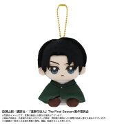 進撃の巨人　Chibiぬいおすわりマスコット リヴァイ