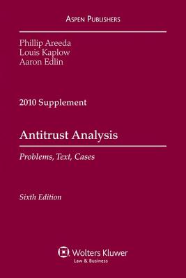 楽天ブックス: Antitrust Analysis: Problems, Text, And, Cases 2010 Supplement - Phillip Areeda ...