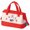 おぱんちゅうさぎ ストロベリー　ランチバッグ がま口型 キャラクター お弁当保冷バッグ