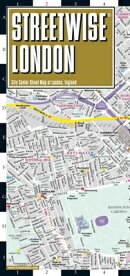 Streetwise London Map - Laminated City Center Street Map of London, England
