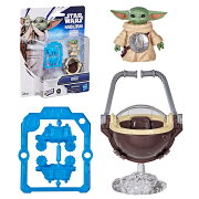 ハズブロ（Hasbro）STAR WARS スター・ウォーズ／マンダロリアン・アンド・グローグー アクションバース グローグー アクションフィギュア＆アクセサリー、再利用可能なアクセサリー収納ラック、4 歳以上のお子様向けおもちゃ（男女共用） G2866 正規品