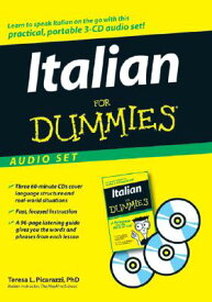 Italian for Dummies Audio Set [With Italian for Dummies Reference Book] ITALIAN FOR DUMMIES AUDIO S 3D （For Dummies） [ Teresa L. Picarazzi ]
