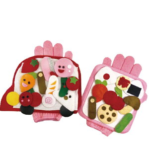 (8509-4512)手袋シアター おべんとうバスとおべんとうの歌 布で遊ぶおもちゃ 入数:1セット 手ぶくろ人形 にんぎょう 指人形 昔話 童謡 お遊戯 幼児 こども 幼稚園 保育園