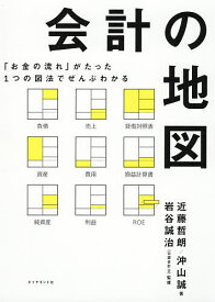 会計の地図 「お金の流れ」がたった1つの図法でぜんぶわかる／近藤哲朗／沖山誠／岩谷誠治【1000円以上送料無料】