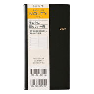 【送料無料】1375.NOLTYエクセル8(黒) 2027年版手帳