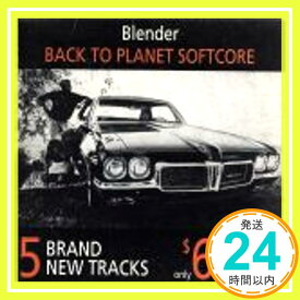 【中古】Back to Blenderland [CD] Blender「1000円ポッキリ」「送料無料」「買い回り」