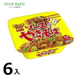 訳あり6個入ソースやきそば ビック119g 賞味期限:2024/7/9