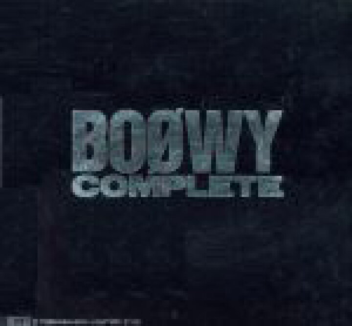 楽天市場】【中古】 BOOWY COMPLETE〜21st 