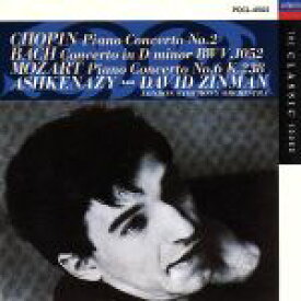 【中古】 バッハ：ピアノ協奏曲第1番／V．アシュケナージ,ロンドン交響楽団,デイヴィッド・ジンマン,ハンス・シュミット＝イッセルシュテット