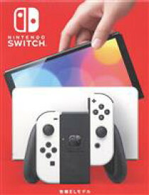 【中古】 Nintendo　Switch（有機ELモデル）　Joy－Con（L）／（R）　ホワイト（HEGSKAAAA）／本体