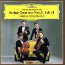 【中古】 ショスタコーヴィチ：弦楽四重奏曲第3番・第8番・第11番／エマーソン弦楽四重奏団