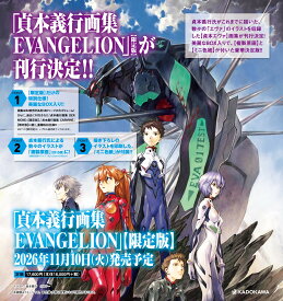 【予約】貞本義行画集 EVANGELION【限定版】【2026年11月10日頃発売予定】KADOKAWA エヴァンゲリオン エヴァ ヱヴァンゲリオン エヴァンゲリヲン 掟シンジ 渚カヲル 綾波レイ アスカ 葛城ミサト 掟ゲンドウ 使徒 貞本義行 アニメ化 映画化 BOX 色紙 限定 豪華