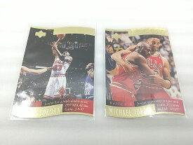 【まとめ売り・バラ売り不可】NBAカード UPPER DECK MEMORABLE MOMENTS Michael Jordan 2枚セット マイケル・ジョーダン シカゴ・ブルズ アッパーデック