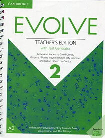 Evolve Level 2 Teacher's Edition with Test Generator [ペーパーバック] Kocienda， Genevieve、 Jones， Gareth、 Manin， Gregory J.、 Rimme