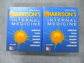UA90-003 Mc Graw Hill Education 20th Edition HARRISON&#039;S PRINCIPALES OF INTERNAL MEDICINE VOLUME1/2 2018 計2冊 ★ 00L3D