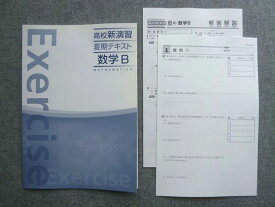 塾専用 高校新演習 夏期テキスト 数学B 状態良い ☆ 004s5B