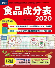 七訂食品成分表2020