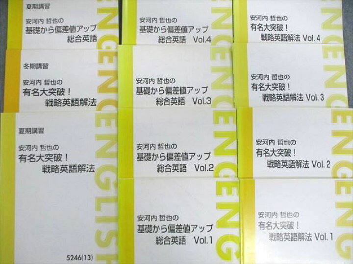 楽天市場】VL03-132 東進 安河内哲也の有名大突破/基礎から偏差値 