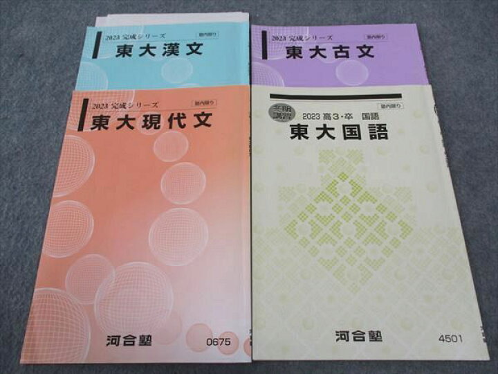 楽天市場】WK05-146 河合塾 東大国語/現代文/古文/漢文 東京大学 