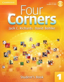 Four Corners Level 1 Student's Book with Self-study CD-ROM [ペーパーバック] Richards， Jack C.; Bohlke， David