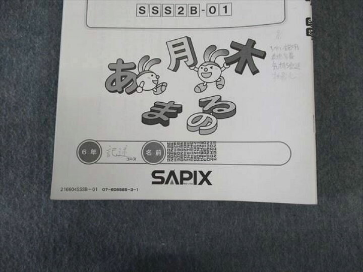 楽天市場】SAPIX サンデーサピックス 国語 単科講座 記述表現力講座 SS 