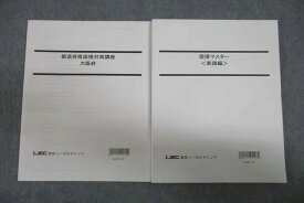 VV25-052 LEC東京リーガルマインド 公務員試験 都道府県面接対策講座 大阪府/面接マスター 実践編 テキスト 未使用2021 2冊 14m4C