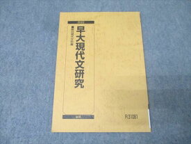 駿台 早稲田大学 早大現代文研究 国語テキスト 状態良 2022 後期 009s0B
