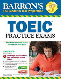 Barron&#039;s TOEIC Practice Exams with MP3 CD Lougheed Ph.D.，Lin