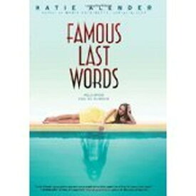 【中古】Famous Last Words By Katie Alender (Paperback)