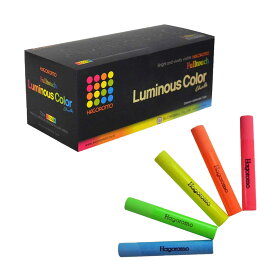 【HAGOROMO】フルタッチ蛍光チョーク5色セット(ピンク、黄、青、黄緑、オレンジ)72本入★( Fulltouch Luminous 5-color Mix Chalk 72pcs)羽衣/ 羽衣チョーク/ハゴロモ/チョーク/文房具
