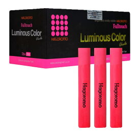 【HAGOROMO】 フルタッチ蛍光チョークピンク色72本入★(Fulltouch Luminous Pink Chalk 72pcs)羽衣/ 羽衣チョーク/ハゴロモ/チョーク/文房具