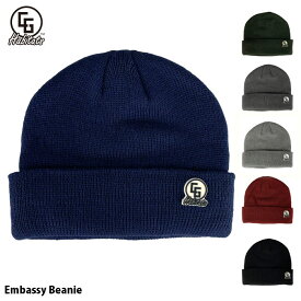 【P5倍お買い物マラソン 7/4 20時～】スノーボード ニット帽 レディース メンズ キャンディグラインド CG Habitats Embassy Beanie スノボ ビーニー ニットキャップ