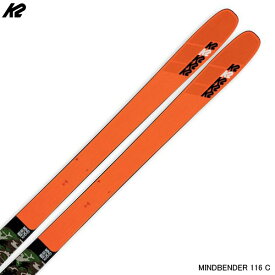 【6/4 20時～P10倍!楽天スーパーSALE】ケーツー スキー板 マインドベンダー K2 MINDBENDER 116 C パウダー ファットスキー 板のみ 2020 送料無料