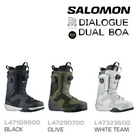 サロモン スノーボード ブーツ メンズ L47109900 23-24 SALOMON DIALOGUE DUAL BOA ダイアログ デュアル ボア 男性用 フリースタイル 2024 日本正規品 予約