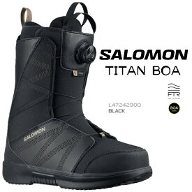 サロモン スノーボード ブーツ メンズ L47242900 23-24 SALOMON TITAN BOA タイタン ボア 男性用 フリースタイル 2024 日本正規品 予約