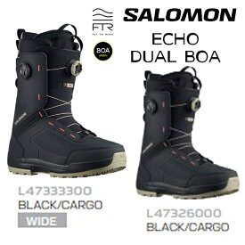 【3/21 20時～P5倍!お買い物マラソン】サロモン スノーボードブーツ 23-24 SALOMON ECHO DUAL BOA WIDE エコー デュアル ボア ワイド オールラウンド 2024 日本正規品