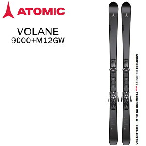 スキー 板 ビンディング付き スキーセット 23-24 メンズ レディース ATOMIC アトミック ヴォラント VOLANT Black-Gunmetal 手作りスキー 日本正規品 予約