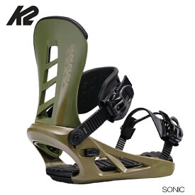 【2月はポイント10倍※要エントリー】K2 スノーボード ビンディング 24-25 SONIC ソニック MOSS スノボ バインディング binding 定番人気
