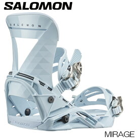 【エントリーでポイント10倍】一部出荷可能 サロモン レディース スノーボード ビンディング 24-25 SALOMON MIRAGE 女性用 スノボ バイン 2025 日本正規品