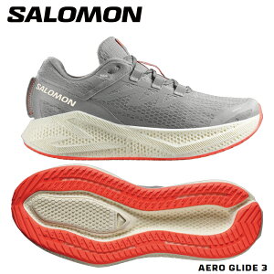 【ポイント10倍※お買い物マラソン〜10/27 9:59迄】ランニングシューズ メンズ サロモン SALOMON AERO GLIDE 3 エアログライド3 L47810600 クッション性 軽量 厚底 日本正規品